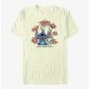 Best Pirce 🤩 Disney Lilo & Stitch Chibi Floral T-Shirt ✨