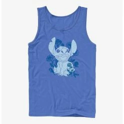 Deals 🧨 Disney Lilo & Stitch Floral Sketch Tank ⌛