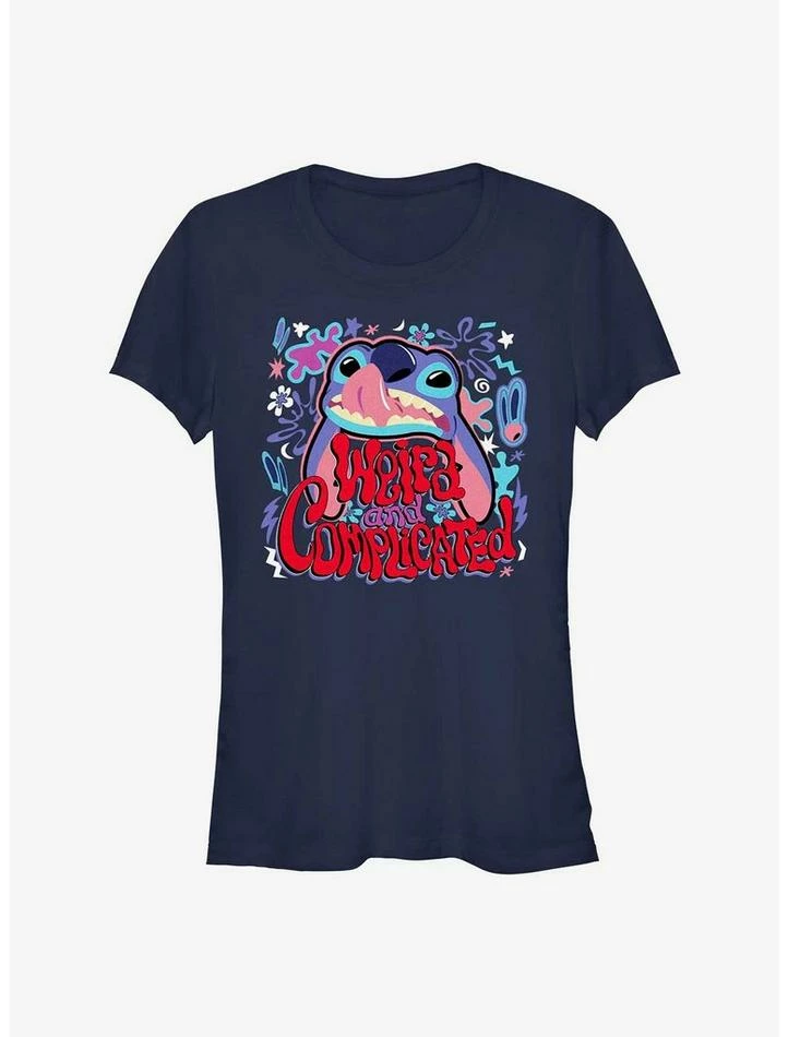 Buy ✨ Disney Lilo & Stitch Weird and Complicated 😍 Girls T-Shirt ✨ 1 Buy ✨ Disney Lilo & Stitch Weird and Complicated 😍 Girls T-Shirt ✨