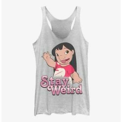 New 🎉 Disney Lilo & Stitch Stay Weird Lilo 🎁 Girls Tank ⭐