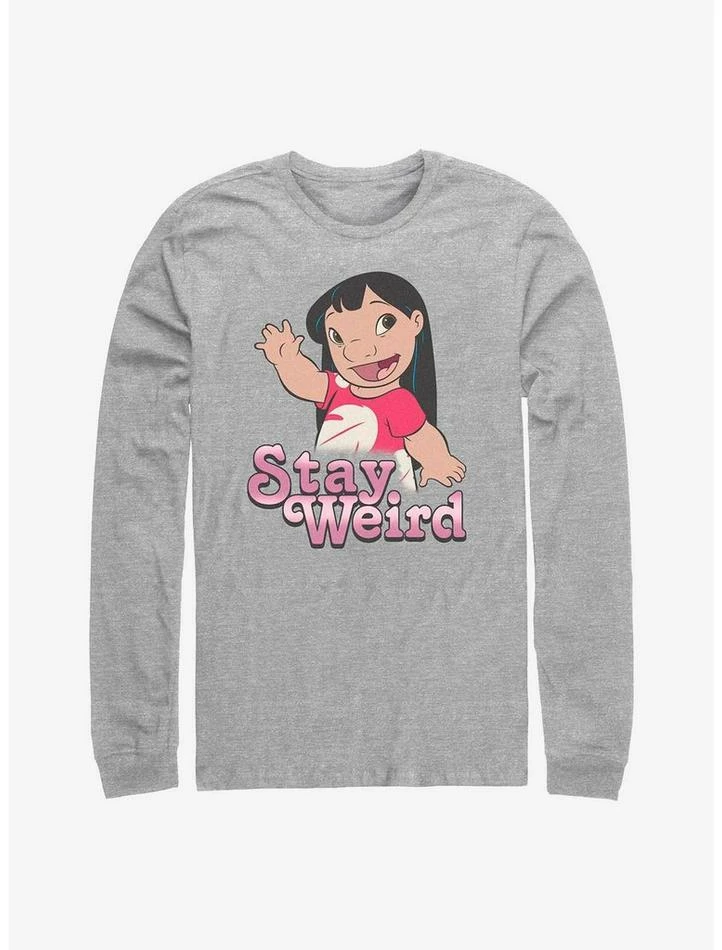 Deals ⭐ Disney Lilo & Stitch Stay Weird Lilo Long-Sleeve T-Shirt ⌛ 1 Deals ⭐ Disney Lilo & Stitch Stay Weird Lilo Long-Sleeve T-Shirt ⌛
