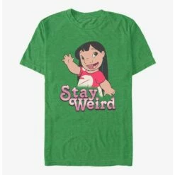 New 🔔 Disney Lilo & Stitch Stay Weird Lilo T-Shirt 🌟