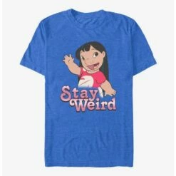 Brand new ❤️ Disney Lilo & Stitch Stay Weird Lilo T-Shirt 🧨