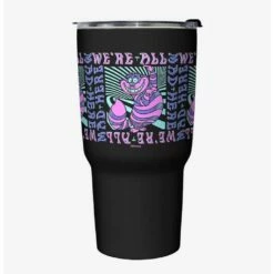 Best reviews of 🧨 Disney Alice in Wonderland Cheshire Mad Here Trip Travel Mug 🥰