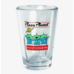 Discount ✔️ Disney Pixar Toy Story Pizza Planet Alien Mini Glass 🎁