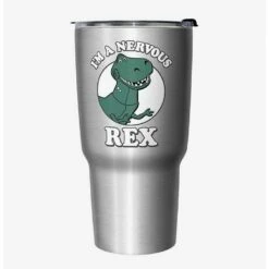 Cheapest 😀 Disney Pixar Toy Story Nervous Rex Travel Mug ❤️