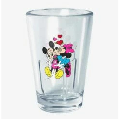 Best Sale 🤩 Disney Mickey Mouse Mickey Minnie Love Mini Glass 😀