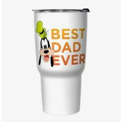 Discount ⭐ Disney Mickey Mouse Goofy Best Dad Ever Travel Mug 🧨