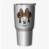 Hot Sale ⭐ Disney Mickey Mouse Minnie Leopard Bow Travel Mug 👍