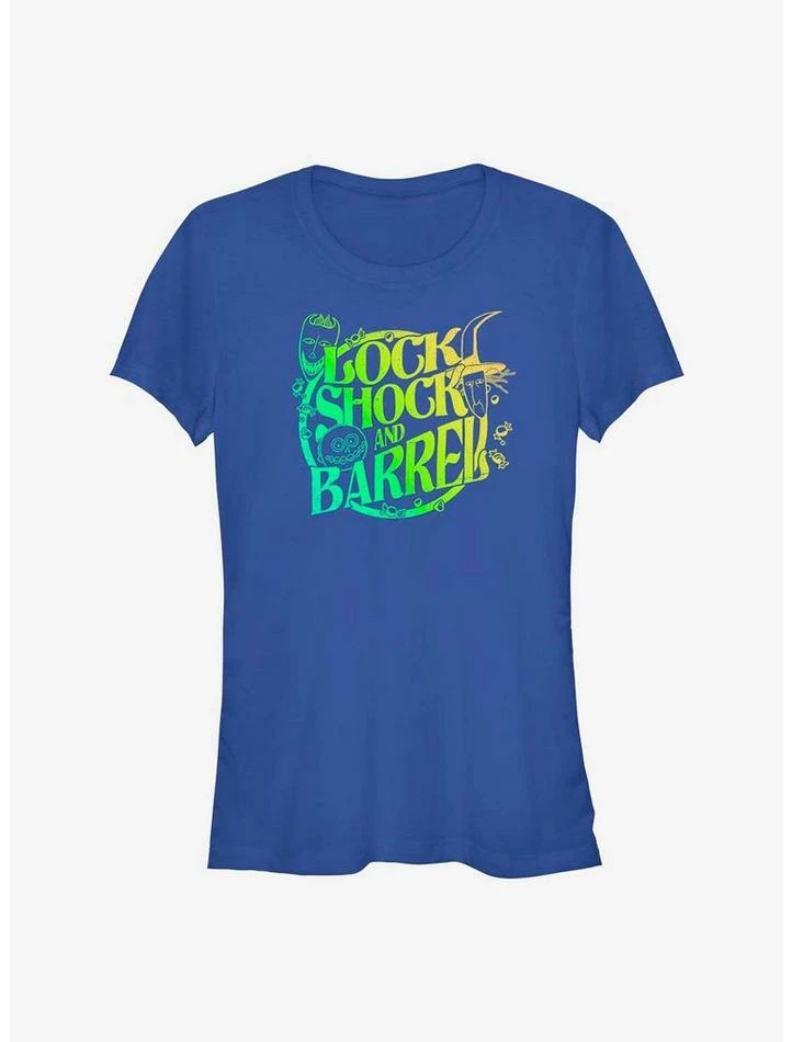 Promo 🤩 Disney The Nightmare Before ❄ Christmas Lock Shock and Barrel 🤩 Girls T-Shirt ⌛ 1 Promo 🤩 Disney The Nightmare Before ❄ Christmas Lock Shock and Barrel 🤩 Girls T-Shirt ⌛