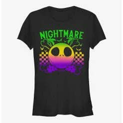 Best Pirce 🎁 Disney The Nightmare Before Christmas Nightmare Sunset Girls T-Shirt ✨