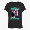 Cheapest ✨ The Nightmare Before ⌛ Christmas Jack & Sally Glitchy Beautiful Nightmare Girls T-Shirt 🧨