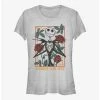 Budget ✨ Disney The Nightmare Before ❄ Christmas Jack Roses Girls T-Shirt 🎁