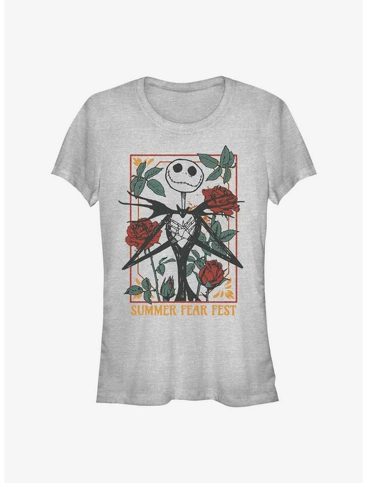 Budget ✨ Disney The Nightmare Before ❄ Christmas Jack Roses Girls T-Shirt 🎁 1 Budget ✨ Disney The Nightmare Before ❄ Christmas Jack Roses Girls T-Shirt 🎁