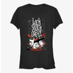 Top 10 🛒 Disney The Nightmare Before Christmas Lock Shock and Barrel Girls T-Shirt 🔥