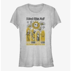 Best reviews of 💯 Disney The Nightmare Before Christmas Summer Fear Fest Poster 🌟 Girls T-Shirt ❤️
