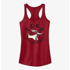 Cheap ❤️ Disney The Nightmare Before ⭐ Christmas Zero Full of Spirit Girls Tank 🎉
