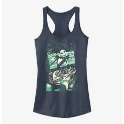 Best reviews of 💯 Disney The Nightmare Before Christmas ☀️ Summer Fear Fest Jack Zero Girls Tank 😀
