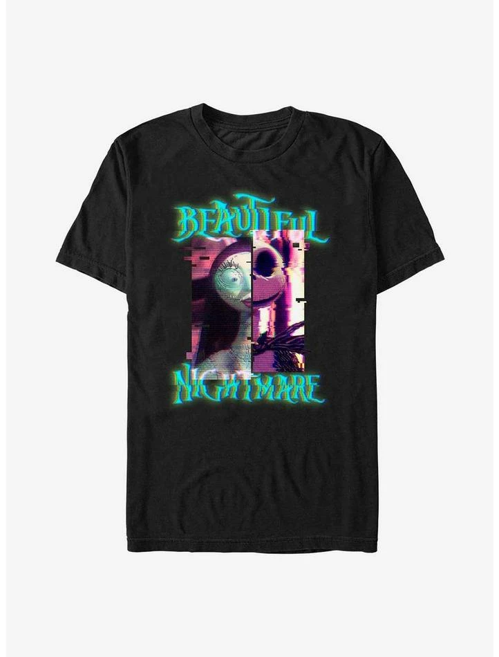 Coupon π The Nightmare Before Christmas Jack & Sally Glitchy Beautiful Nightmare T-Shirt π 1 Coupon π The Nightmare Before Christmas Jack & Sally Glitchy Beautiful Nightmare T-Shirt π
