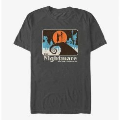 Best Pirce ✨ Disney The Nightmare Before 💯 Christmas Moonlit Lovers Jack and Sally T-Shirt 😉