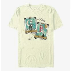 Discount ✔️ Disney The Nightmare Before 🎉 Christmas Jack and Sally Tarot Cards T-Shirt ⭐