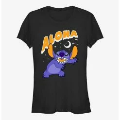 Cheapest ⭐ Disney Lilo & Stitch Spooky Aloha ✔️ Girls T-Shirt ✨