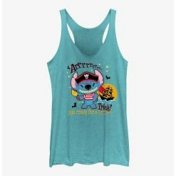 Promo 👏 Disney Lilo & Stitch Pirate Stitch 🔔 Girls Tank ✨