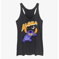 Budget ⭐ Disney Lilo & Stitch Spooky Aloha 💯 Girls Tank 🤩