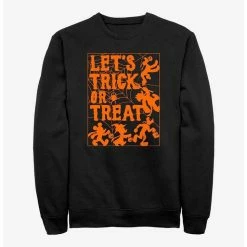 Promo ✔️ Disney Mickey Mouse Let's Trick or Treat Spiderweb Sweatshirt ⭐