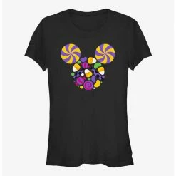Outlet 🔥 Disney Mickey Mouse Candy Head Girls T-Shirt ⭐