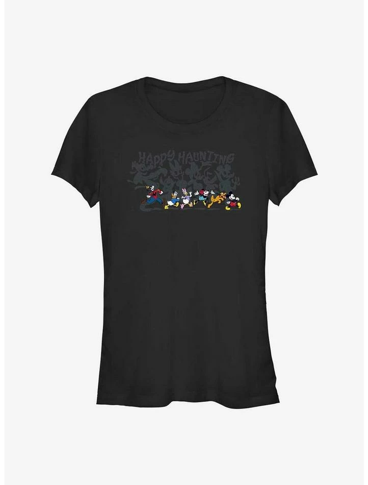 Flash Sale 😀 Disney Mickey Mouse Happy Haunting Girls T-Shirt 😍 1 Flash Sale 😀 Disney Mickey Mouse Happy Haunting Girls T-Shirt 😍
