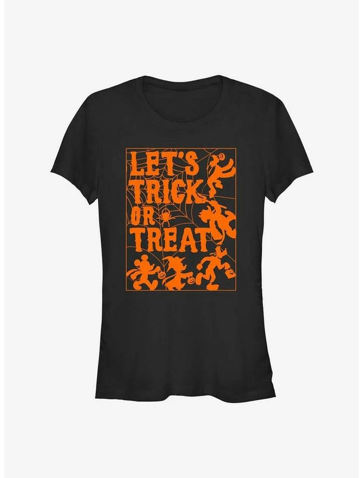 Hot Sale βοΈ Disney Mickey Mouse Let's Trick or Treat Spiderweb π Girls T-Shirt β¨ 1 Hot Sale βοΈ Disney Mickey Mouse Let's Trick or Treat Spiderweb π Girls T-Shirt β¨