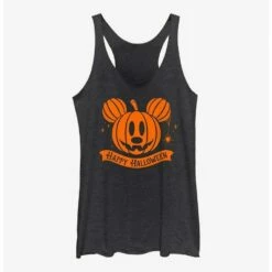 Cheap 😀 Disney Mickey Mouse Pumpkin Head 🎁 Girls Tank ✔️