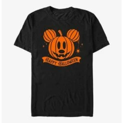 Budget ✔️  Disney Mickey Mouse Pumpkin Head T-Shirt ⭐