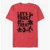 New ❤️ Disney Mickey Mouse Let's Trick or Treat Spiderweb T-Shirt ⭐