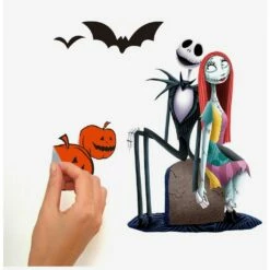 Top 10 ❤️ Disney Nightmare Before 👍 Christmas Peel & Stick Wall Decals 😍 -Dressup Outfits Shop 19830401 av2