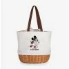 Brand new ⌛ Disney Mickey Mouse NFL Atlanta Falcons Canvas Willow Basket Tote ✨