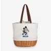 Flash Sale 😍 Disney Mickey Mouse NFL Buf Bills Canvas Willow Basket Tote 🧨