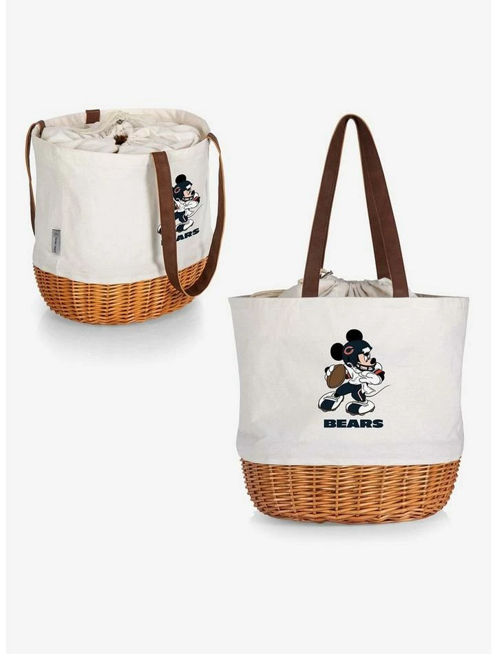 Best deal π Disney Mickey Mouse NFL Chicago Bears Canvas Willow Basket Tote π 5 Best deal π Disney Mickey Mouse NFL Chicago Bears Canvas Willow Basket Tote π - Image 5
