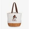 Hot Sale 🎉 Disney Mickey Mouse NFL Cincinnati Bengals Canvas Willow Basket Tote 🎉