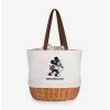 Wholesale ❤️ Disney Mickey Mouse NFL Denver Broncos Canvas Willow Basket Tote 😍