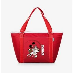 Hot Sale ⌛ Disney Mickey Mouse NFL Kansas City Chiefs Tote Cooler Bag ⌛