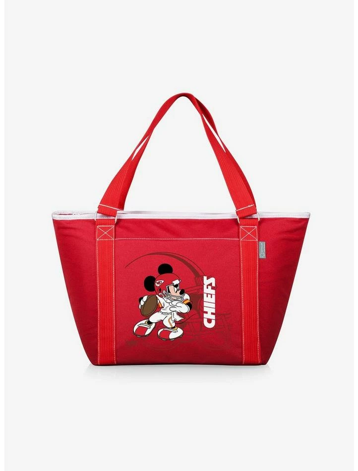 Hot Sale ⌛ Disney Mickey Mouse NFL Kansas City Chiefs Tote Cooler Bag ⌛ 1 Hot Sale ⌛ Disney Mickey Mouse NFL Kansas City Chiefs Tote Cooler Bag ⌛