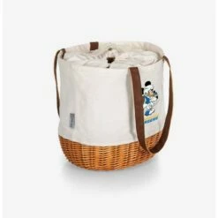 Cheap ✔️ Disney Mickey Mouse NFL Los Angeles Chargers Canvas Willow Basket Tote 🧨 -Dressup Outfits Shop 19831785 av1