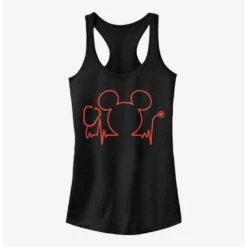 Best Pirce ⭐ Disney Mickey Mouse Nurses Day Heartbeat ⭐ Girls Tank ⌛