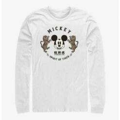 Discount 🎉 Disney Mickey Mouse Spirit of Tiger Long-Sleeve T-Shirt 🔥