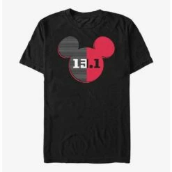 Outlet ⌛ Disney Mickey Mouse 13.1 Half Marathon Ears T-Shirt 🌟