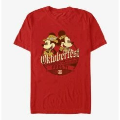 New 🎉 Disney Mickey Mouse Oktoberfest T-Shirt 🛒