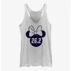 Discount ✔️ Disney Minnie Mouse 26.2 Marathon Ears 👍 Girls Tank 😀