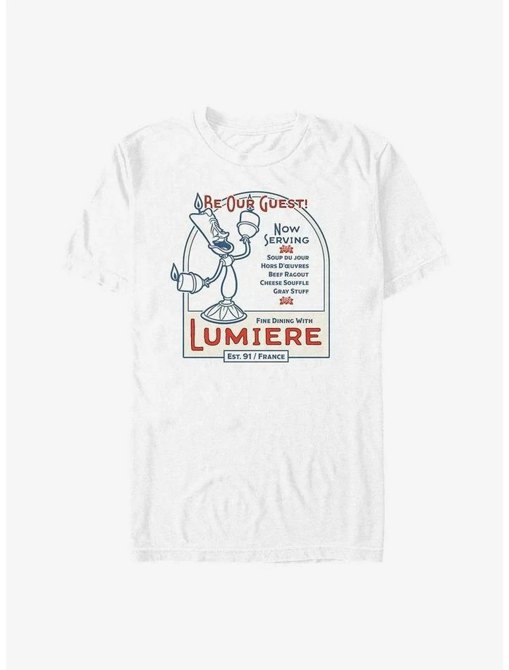 Deals βοΈ Disney Beauty and the Beast Lumiere Be Our Guest T-Shirt π 1 Deals βοΈ Disney Beauty and the Beast Lumiere Be Our Guest T-Shirt π